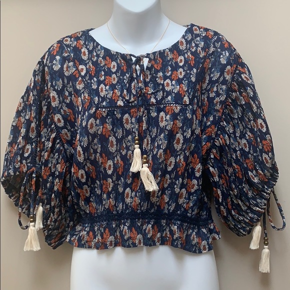 Floral boho top - Picture 2 of 4